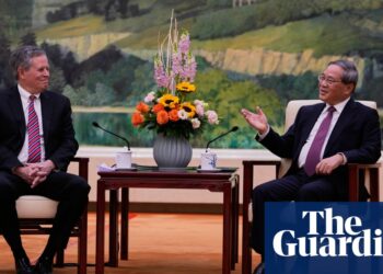 Chinese premier meets pro-Trump senator and calls for ‘dialogue over confrontation’ | US foreign policy