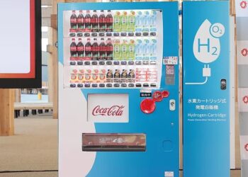 Coca-Cola’s new hydrogen-powered vending machine doesn’t need a power outlet