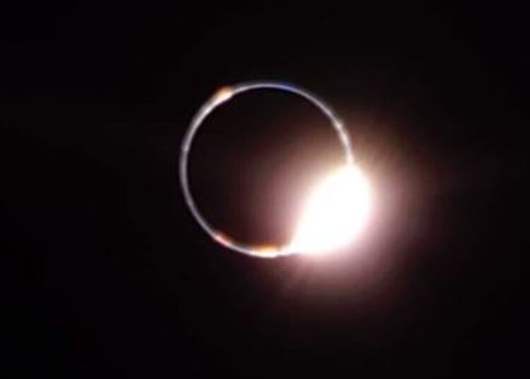 Eclipse captured from moon’s point of view as lander takes images during ‘historic’ event | Science, Climate & Tech News