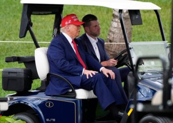 As Stock Market Plunges Over Tariffs, Trump Takes In The Green At His Golf Course