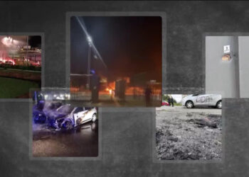 At least six French prisons targeted with arson and gunfire