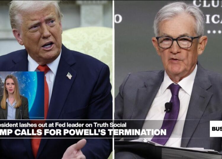 Trump says Fed Chair Jerome Powell's termination "cannot come fast enough"