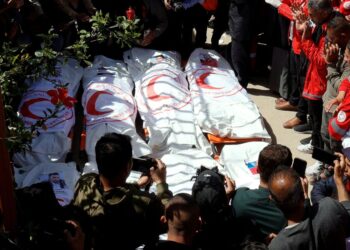 Gaza aid workers ‘targeted’ by Israel, Palestinian Red Crescent says, as bodies recovered from ‘mass grave’ | World News