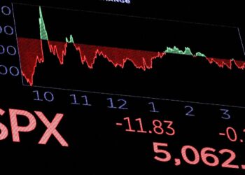 Trump says no pause on tariffs after rollercoaster day on Wall Street ends with most US markets down | US News