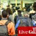 Australia news live: morning commuters told to steer clear of Sydney trains as delays continue; record flood hits Taree | Australia news