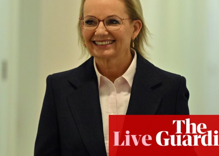 Australia news live: ‘delighted’ female Liberals all smiles as party elects Sussan Ley as its first woman to lead | Australia news
