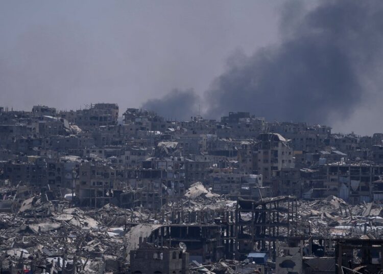 Israeli Strikes Kill At Least 93 People In Gaza As Trump Wraps Up Middle East Visit