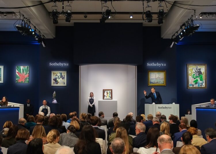 Giacometti Bust Flops While Frank Lloyd Wright Lamp Soars at Sotheby’s $186.4 M. Modern Sale