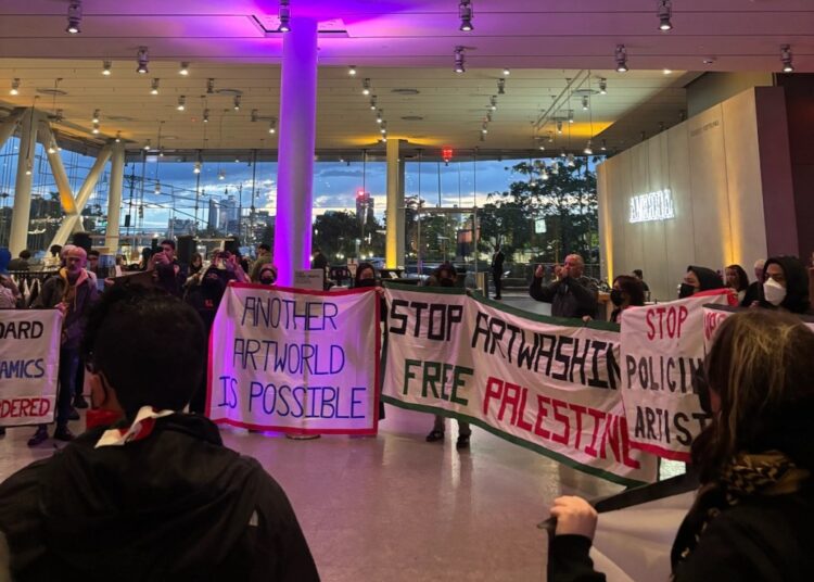 Pro-Palestine Protests Disrupt Whitney Free Friday Event
