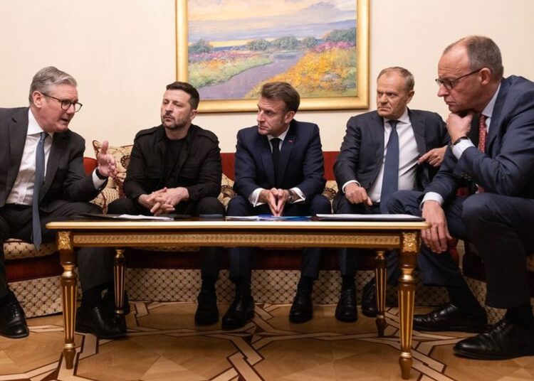 Ukraine and ‘coalition of the willing’ press Russia for 30-day ceasefire from Monday | World News