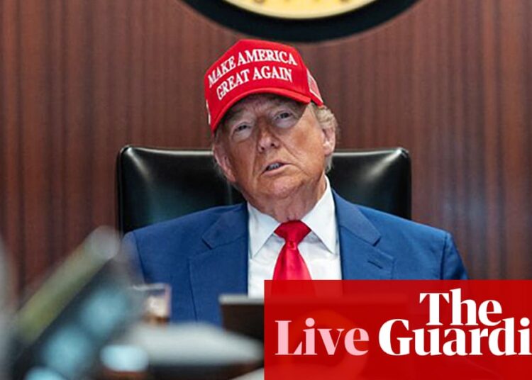 Trump was ‘simply raising a question’ on Iran regime change, press secretary claims – US politics live | Donald Trump