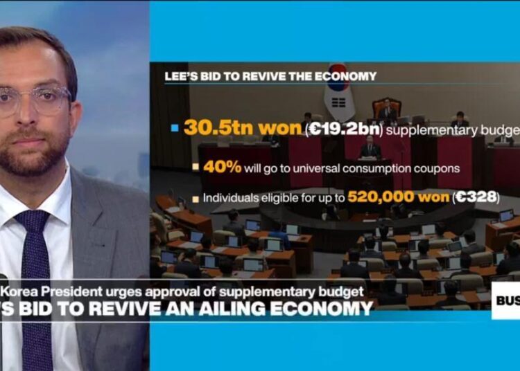 South Korea's Lee urges parliament to approve 'supplementary budget' to boost economy