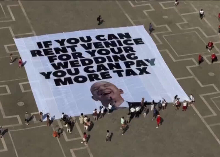 Jeff Bezos wedding sparks debate and protests in Venice
