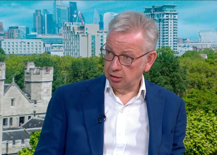 Whitehall officials tried to convince Lord Gove to cover up grooming scandal, he tells Sky News | Politics News