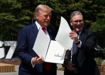 US-UK trade deal ‘done’, says Trump as he meets Starmer at G7 | Politics News