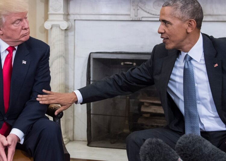 Trump Shares Utterly Unhinged AI Video Of Obama Arrest In Oval Office