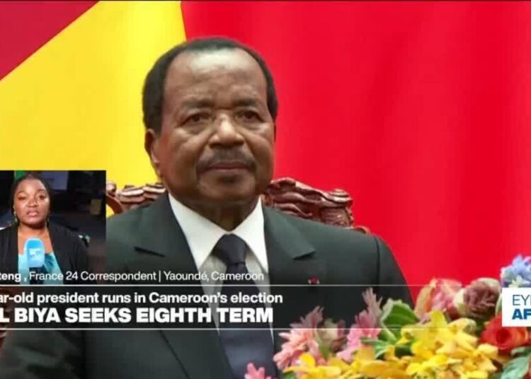 Cameroon's President seeks an eighth term at the age of 92