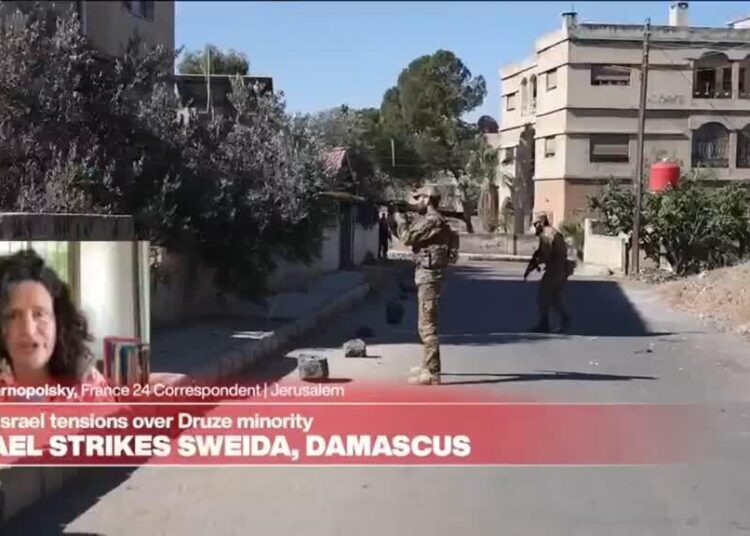 Israel strikes Syria's Sweida, Damascus