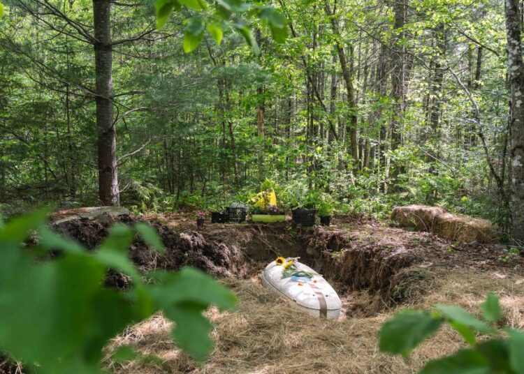 A mushroom casket marks a first for ‘green burials’ in the US