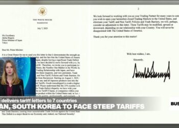 Trump sends letters to key trading partners announcing steep tariffs