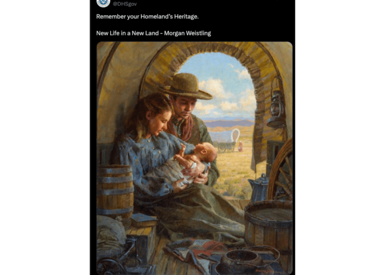 Painter Says DHS Stole His Work for Post About ‘Homeland’s Heritage’