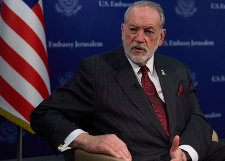 Huckabee Blames Europe For Breakdown In Israel-Gaza Ceasefire Talks