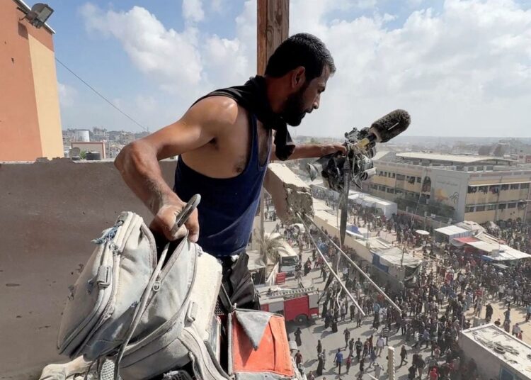 Five journalists among 20 killed in Israeli strikes on hospital, Gaza health ministry says | World News