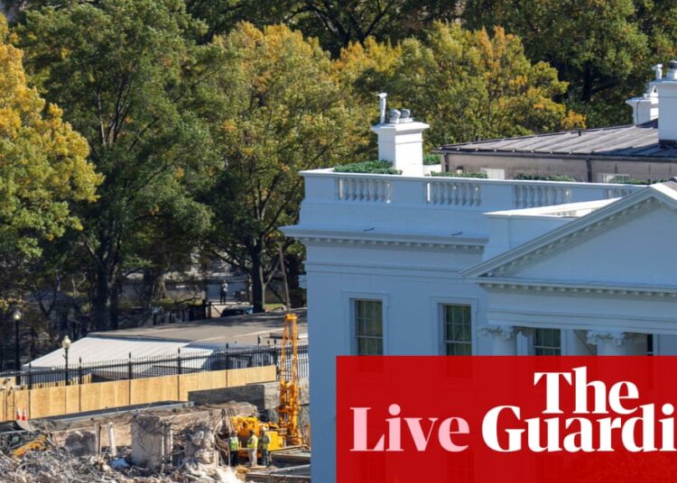 Senate Democrats say National Park Service being used for ‘influence peddling’ by accepting donations for Trump’s ballroom – live | Trump administration