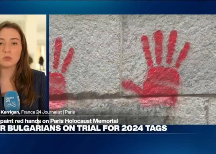 'The suspicion is firmly at Russia's door': Four Bulgarians on trial for defacing Holocaust memorial