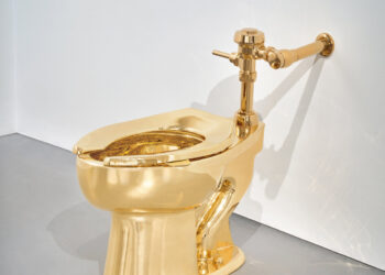 His Duct-Taped Banana Sold for $6.2 Million. What Will His Gold Toilet Fetch?