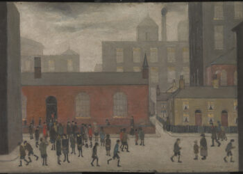 L.S. Lowry’s ‘Coming Out of School’: Painting His Own Gray World