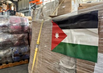 Inside Jordan warehouse where Gaza aid held ‘after being refused entry by Israel’ | World News
