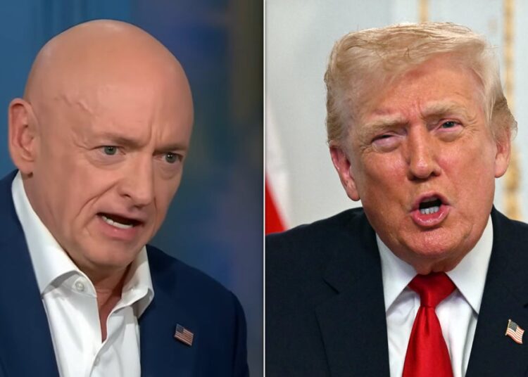 Sen. Kelly Says Trump’s Response To National Guard Shooting Shows ‘They Don’t Want Brown People Coming’