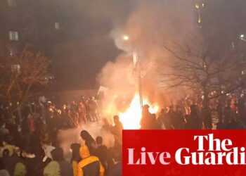 Iran crisis live: Iranian regime is in its ‘final days and weeks’, says German chancellor | Iran