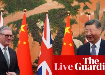 Starmer-Xi meeting live: UK prime minister says he wants ‘more sophisticated’ relationship with China | Keir Starmer