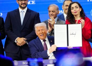 Trump Rolls Out His Board Of Peace At Davos, But Many Top U.S. Allies Aren’t Participating