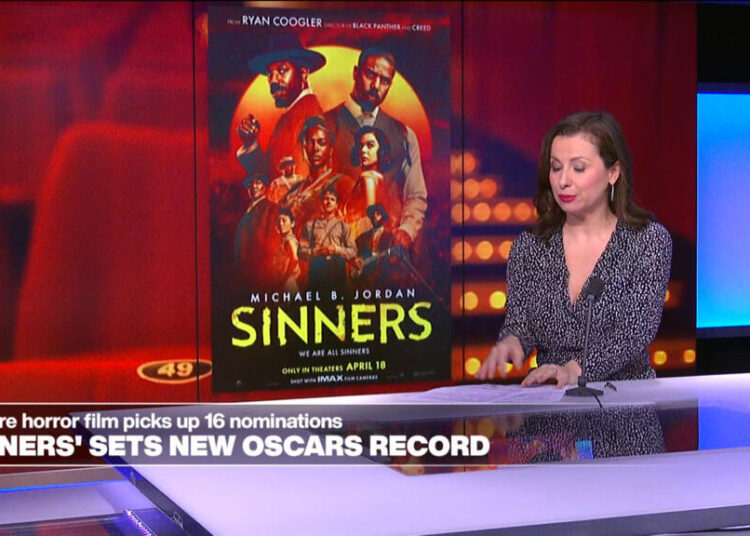 Vampire horror 'Sinners' leads Oscar nominees, followed by 'One Battle After Another'