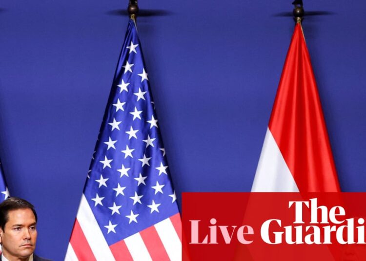 Trump is ‘deeply committed to your success’, Rubio tells Orbán during Hungary visit – Europe live | Europe