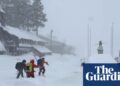 Search continues for nine skiers missing after US avalanche near Lake Tahoe | California