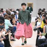 TOPSHOT - A model presents a creation by Dior Homme for the Menswear Ready-to-wear Spring-Summer 2026 collection as part of the Paris Fashion Week in Paris, on June 27, 2025. (Photo by Bertrand GUAY / AFP) (Photo by BERTRAND GUAY/AFP via Getty Images)