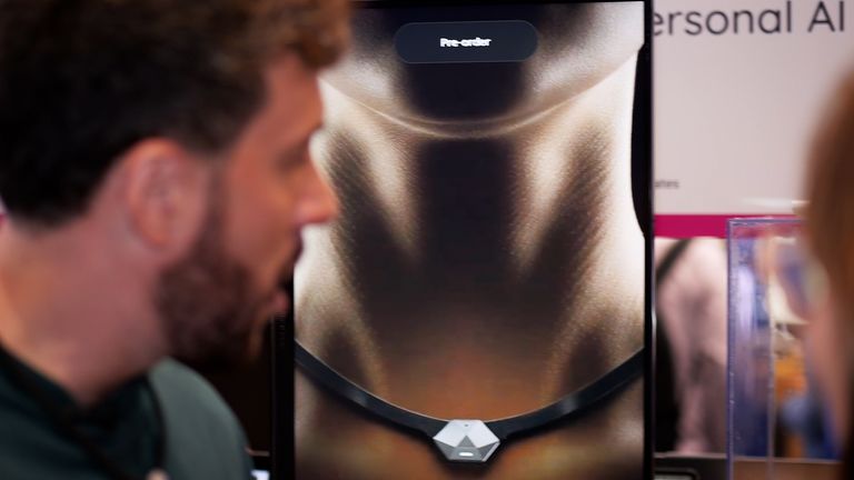This necklace contains an AI agent called Wil