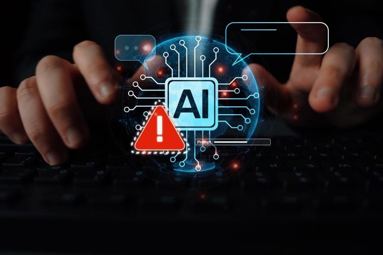AI Interface Prompt Error Warning System Alert