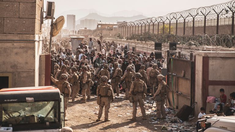 The sudden withdrawal of US troops from Afghanistan in 2021 left NATO allies scrambling to evacuate personnel. Pics: Reuters