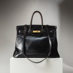The original prototype for the Hermes Birkin handbag, named after Jane Birkin.