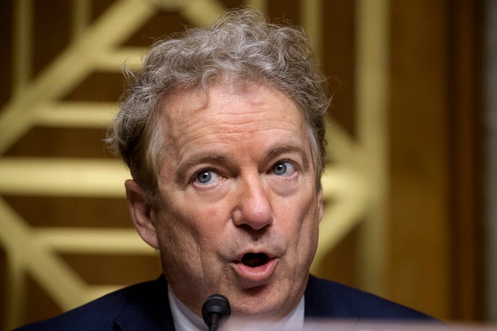 GOP Sen. Rand Paul (above) reached across the aisle Wednesday to help Democratic Sen. Tim Kaine oppose President Donald Trump's emergency powers to impose Canadian tariffs.
