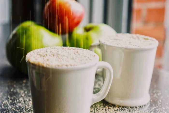 The Toffee Apple Pie coffee at Established in Belfast