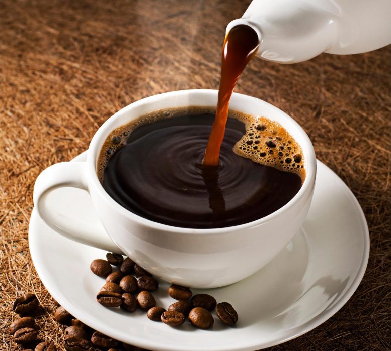 Pouring Coffee Cup