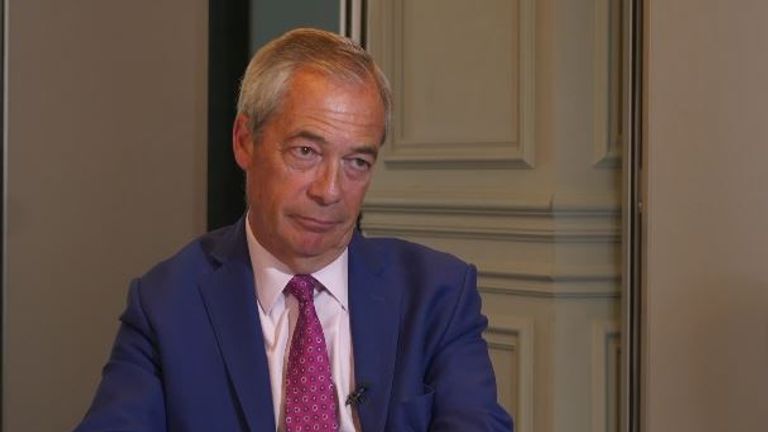 Nigel Farage said a coalition would not be happening