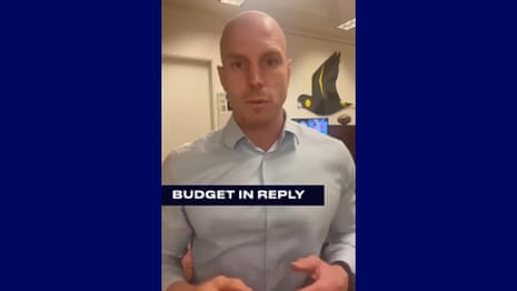 Most ideas from Dutton's budget reply 'breathtakingly bad', senator David Pocock says – video