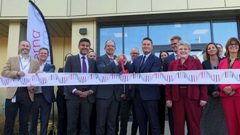 Health Secretary Wes Streeting attended the opening